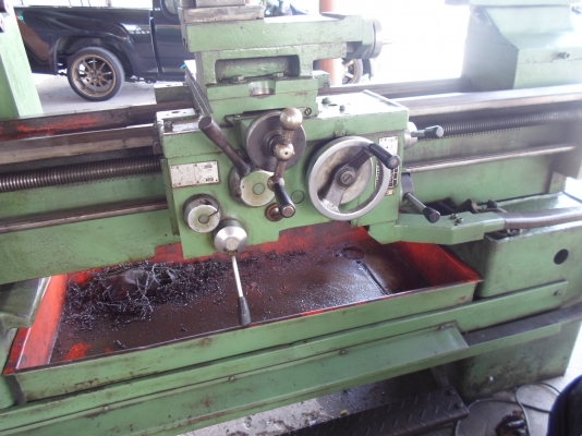 แท่นกลึง 7 ฟุต รุ่นหนัก 2 เพลา เกียร์บล็ออก กลึงเกลียวได้ ไม่ต้องเปลี่ยนเฟือง110,000