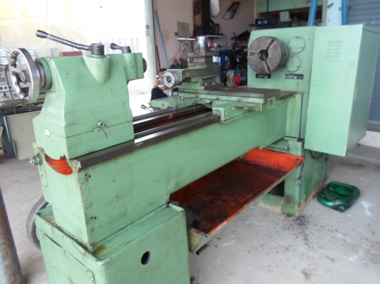 แท่นกลึง 7 ฟุต รุ่นหนัก 2 เพลา เกียร์บล็ออก กลึงเกลียวได้ ไม่ต้องเปลี่ยนเฟือง110,000