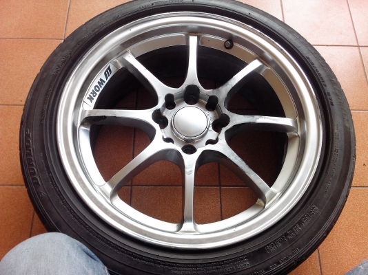 ขาย แม็ก 17 114 พร้อมยาง LM703 ปี 10