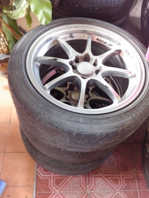 ขาย แม็ก 17 114 พร้อมยาง LM703 ปี 10