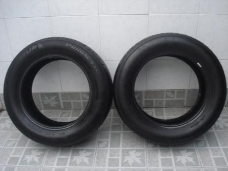 ขายยาง michalin 215-60-16 ปี 12   1 คู่ดอกหนาๆ