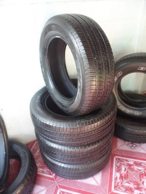 225/65/17"(4เส้น =4,500บ.)ยางปี11ดอกเยอะBRIDGSTONE.DUELER H/T(0611)