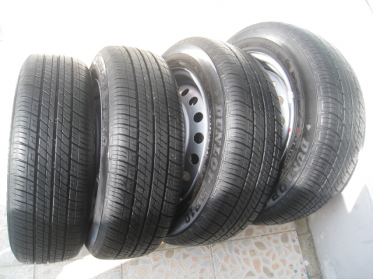 ขายกะทะล้อ Toyota vios ขอบ14 4รู100+ยางป้ายแดง ปี13 (081-3747940)