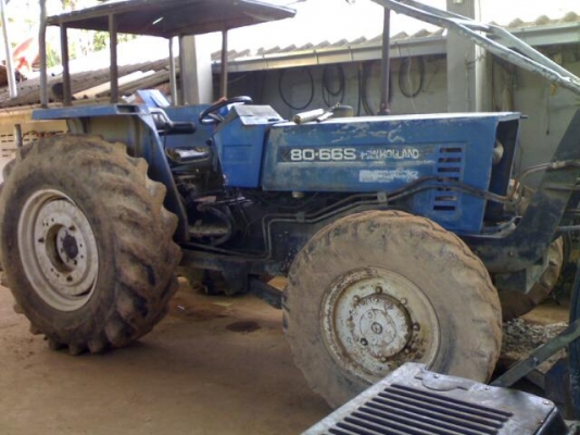 ขายรถไถ FORD 8066S 2 เพลา เอกสารอินวอย ใบมีดดันหน้า 7 จาน ราคา 450000