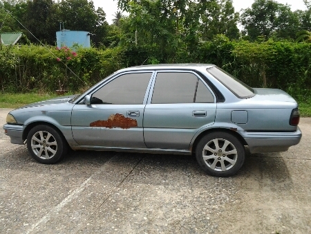 ขายรถยนต์ ปี88 โตโยต้า โคโรล่า รุ่นโดเรม่อน เครื่อง1500cc.หัวฉีด(ติดแก๊ส) เกียร์ออโต้ พวงมาลัยเพาเวอร์ แอร์เย็น ล้อแม็ก รถขับดี ช่วงล่างดี ขายถูกๆตามสภาพ(ไม่ใช่แท็กซี่+ไม่ใช่รถน้ำท่วม) ขายรถยนต์ ปี88 โตโยต้า โคโรล่า รุ่นโดเรม่อน เครื่อง1500cc.หัวฉีด(ติดแก๊ส) เกียร์ออโต้ พวงมาลัยเพาเวอร์ แอร์เย็น ล้อแม็ก รถขับดี ช่วงล่างดี ขายถูกๆตามสภาพ(ไม่ใช่แท็กซี่+ไม่ใช่รถน้ำท่วม)