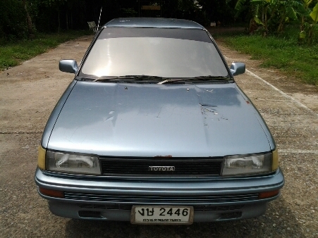 ขายรถยนต์ ปี88 โตโยต้า โคโรล่า รุ่นโดเรม่อน เครื่อง1500cc.หัวฉีด(ติดแก๊ส) เกียร์ออโต้ พวงมาลัยเพาเวอร์ แอร์เย็น ล้อแม็ก รถขับดี ช่วงล่างดี ขายถูกๆตามสภาพ(ไม่ใช่แท็กซี่+ไม่ใช่รถน้ำท่วม)