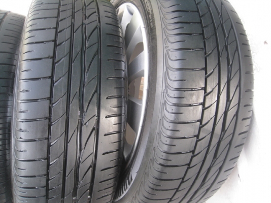 ขายล้อแม็ก Suzuki swift 16"x6" et45 4รู100 +ยางปี12  (081-3747940)