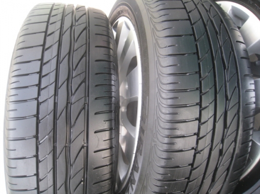 ขายล้อแม็ก Suzuki swift 16"x6" et45 4รู100 +ยางปี12  (081-3747940)