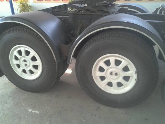 รถดัมพ์หัวลาก UD454 320 แรง สองคาน สามมิตร พร้อมหางพื้นเรียบ รถดัมพ์หัวลาก UD454 320 แรง สองคาน สามมิตร พร้อมหางพื้นเรียบ