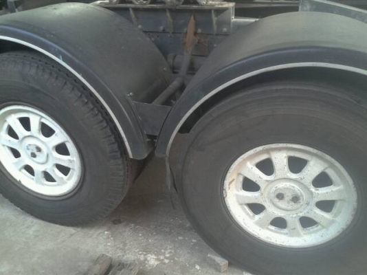 รถดัมพ์หัวลาก UD454 320 แรง สองคาน สามมิตร พร้อมหางพื้นเรียบ รถดัมพ์หัวลาก UD454 320 แรง สองคาน สามมิตร พร้อมหางพื้นเรียบ