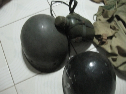 หมวก รองใน+เป้ทหาร(ชุด3)