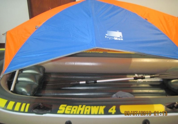 ขายเรือขายSeahawk4 พร้อมเครื่องhangkai3.5 พร้อม แท่นเครื่องแสตนแลสอย่างดี  ขาย