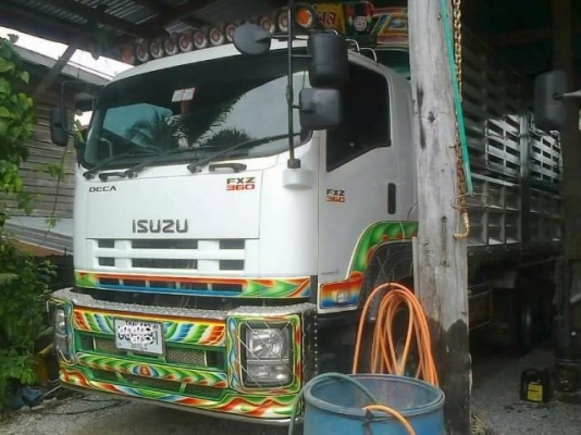 ISUZU DECA FXZ 360 HP EURO3 ปี 56 รถพ่วงแม่+ลูก กระบะดั๊มพ์คอกเหล็กของอู่เจซีทรัคทั้งแม่ทั้งลูกสภาพสวยใหม่ ลูก 3 เพลาดั๊มพ์ความยาว 7.50 เมตร รถวิ่งใช้งาน 13,000 กม.ภายในเก๋งสวยอุปกรณ์อำนวยความสะดวกครบครัน ยางสภาพดีเหมือนใหม่ 90\% พร้อมใช้งานได้เลย เอกสารเล ISUZU DECA FXZ 360 HP EURO3 ปี 56 รถพ่วงแม่+ลูก กระบะดั๊มพ์คอกเหล็กของอู่เจซีทรัคทั้งแม่ทั้งลูกสภาพสวยใหม่ ลูก 3 เพลาดั๊มพ์ความยาว 7.50 เมตร รถวิ่งใช้งาน 13,000 กม.ภายในเก๋งสวยอุปกรณ์อำนวยความสะดวกครบครัน ยางสภาพดีเหมือนใหม่ 90\% พร้อมใช้งานได้เลย เอกสารเล