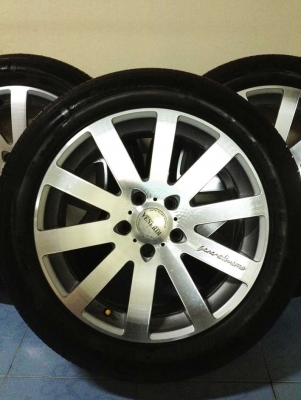 ขายล้อแม็ก Venerdi 5รู114 ขอบ 17" พร้อมยาง Michelin MXV8 225 50 17