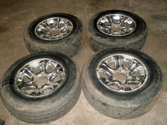 ขายล้อเเม็ก ชุบเงา 6 รูใส่ดัทสันช้าง[เหยียบได้เลยครับ