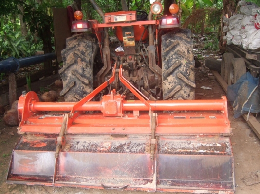 ขาย L4508  สภาพพร้อมใช้  ดันหน้า+โรตาลี่ 1.8 เมตร