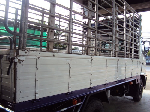 ขายHINO 150แรงม้า ปี2003 กระบะบรรทุกมีข้างเสริม ยาว4.3เมตร