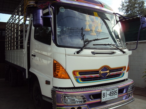 ขายHINO 150แรงม้า ปี2003 กระบะบรรทุกมีข้างเสริม ยาว4.3เมตร