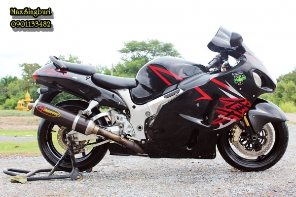 แม็กสิงห์บุรี//HAYABUSA 1300CC ปี2005 สภาพหล่อ ท่อแต่ง อินวอย+สรรพาสมิตร 225000 (รับเทิร์น)