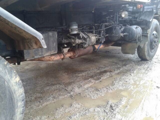 ขายรถบรรทุกสิบล้อดั๊มพ์ HINO 2K เครื่อง K13D-J10622 -240 แรง เกียร์เดิม ดั๊มพ์สามมิตร ระบบลากพ่วง รถบ้านแท้