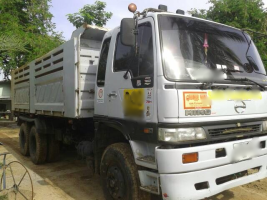 ขายรถบรรทุกสิบล้อดั๊มพ์ HINO 2K เครื่อง K13D-J10622 -240 แรง เกียร์เดิม ดั๊มพ์สามมิตร ระบบลากพ่วง รถบ้านแท้