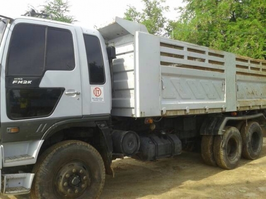 ขายรถบรรทุกสิบล้อดั๊มพ์ HINO 2K เครื่อง K13D-J10622 -240 แรง เกียร์เดิม ดั๊มพ์สามมิตร ระบบลากพ่วง รถบ้านแท้