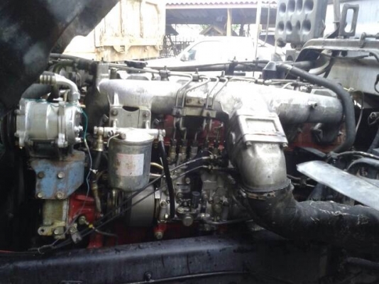 ขายรถบรรทุกสิบล้อดั๊มพ์ HINO 2K เครื่อง K13D-J10622 -240 แรง เกียร์เดิม ดั๊มพ์สามมิตร ระบบลากพ่วง รถบ้านแท้