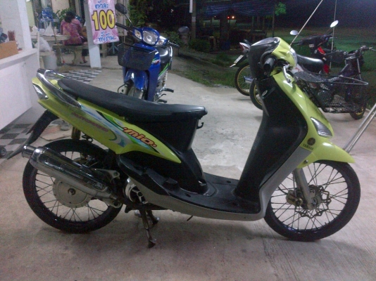 ด่วน!ยามาฮ่ามีโอ สภาพสวย สีสวย ล้อสีโยโก โช๊คแก๊ซ ท่อชุป ปี49 รถเครื่องเดิมแน่นๆ พร้อมใช้ ทะเบียน+เอกสารโอน ภาษีไม่หมด 088-2197709