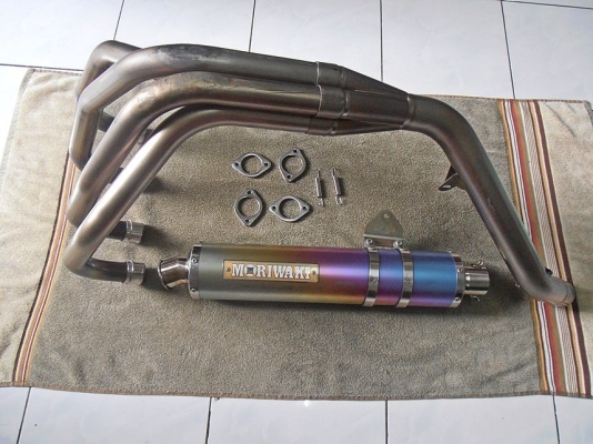 ท่อสูตรยอดนิยม MORIWAKI FULL ไทเทเนี่ยม FOR V,TEC 1,2,3,4