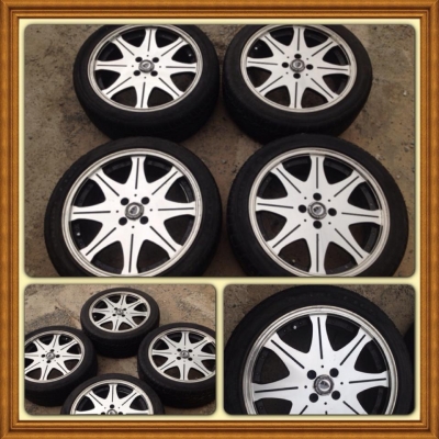 ขายแม็กมือ2 VIP Bellona ขอบ17 4รู100 + ยาง ราคา 10,900บาทถูก