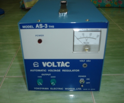 ขาย เครื่องป้องกันไฟตก  Automatic Voltage Regulator  VOLTAC AS-3THS  3KVA