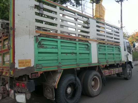 ขายรถพ่วง 22 ล้อ 2 เพลา แม่-ลูกดั้ม กระบะเหล็กคอกเกษตร ISUZU FXZ DECA 320 ยูโรวัน ปี.46 ขายดาวน์ สนใจโทร