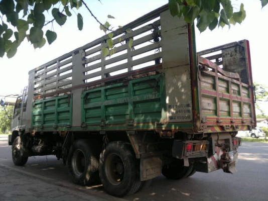 ขายรถพ่วง 22 ล้อ 2 เพลา แม่-ลูกดั้ม กระบะเหล็กคอกเกษตร ISUZU FXZ DECA 320 ยูโรวัน ปี.46 ขายดาวน์ สนใจโทร