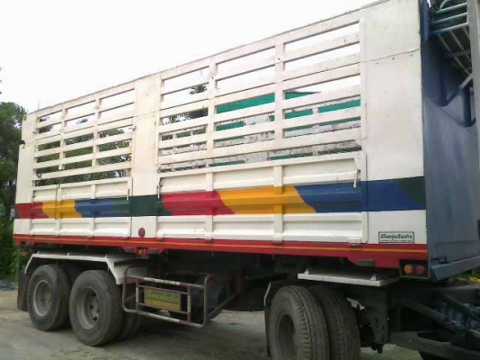 ขายรถพ่วง 22 ล้อ 2 เพลา แม-ลูก สวยๆ กระบะเหล็กคอกเกษตรดั้ม ISUZU FXZ DECA 320 ยูโรทู ปี.51 รถสวย ราคาย้อมๆ สนใจโทร