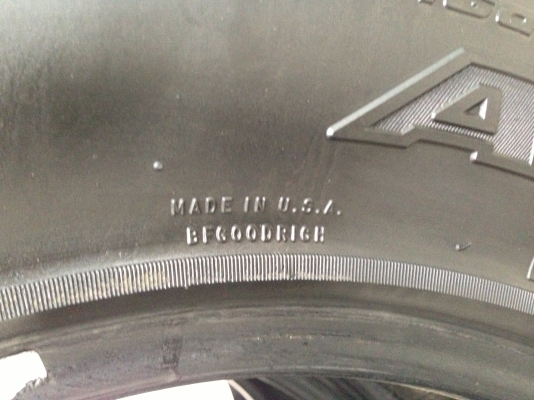 ยางมือสองBF goodrich