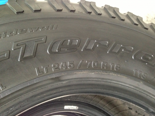 ยางมือสองBF goodrich