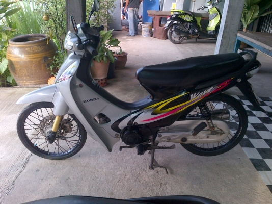 ขาย!ฮอนด้าเวฟ ปี46 รถเครื่องเดิมแน่นๆ  พร้อมใช้ ทะเบียน+เอกสารโอน ภาษีไม่หมด