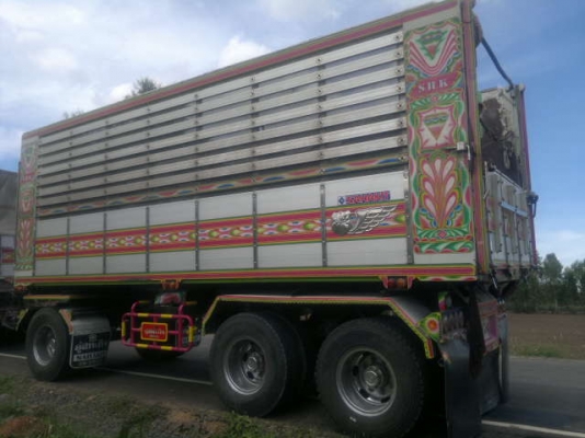 ขายรถพ่วง 22 ล้อ 2 เพลา แม-ลุก กระบะมิเนียมคอกเกษตรดั้ม ISUZU FXZ-360 ปี.53 รถสวยมากๆ สนใจโทร มี 2 พ่วง รีบจองด่วน