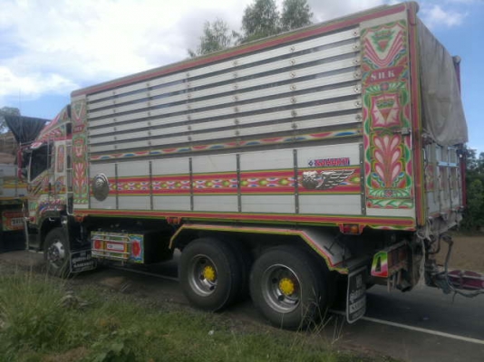 ขายรถพ่วง 22 ล้อ 2 เพลา แม-ลุก กระบะมิเนียมคอกเกษตรดั้ม ISUZU FXZ-360 ปี.53 รถสวยมากๆ สนใจโทร มี 2 พ่วง รีบจองด่วน