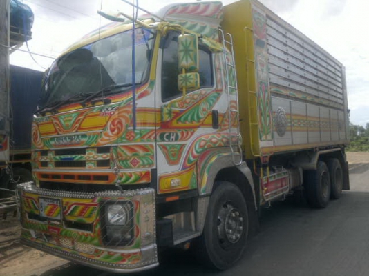 ขายรถพ่วง 22 ล้อ 2 เพลา แม-ลุก กระบะมิเนียมคอกเกษตรดั้ม ISUZU FXZ-360 ปี.53 รถสวยมากๆ สนใจโทร มี 2 พ่วง รีบจองด่วน