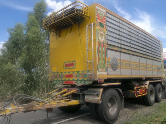 ขายรถพ่วง 22 ล้อ 2 เพลา แม-ลุก กระบะมิเนียมคอกเกษตรดั้ม ISUZU FXZ-360 ปี.53 รถสวยมากๆ สนใจโทร มี 2 พ่วง รีบจองด่วน