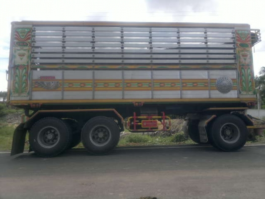 ขายรถพ่วง 22 ล้อ 2 เพลา แม-ลุก กระบะมิเนียมคอกเกษตรดั้ม ISUZU FXZ-360 ปี.53 รถสวยมากๆ สนใจโทร มี 2 พ่วง รีบจองด่วน