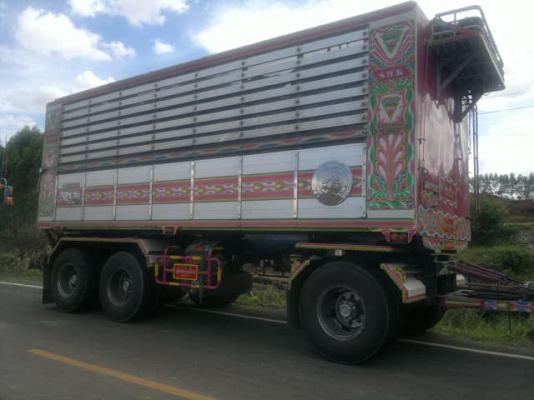 ขายรถพ่วง 22 ล้อ 2 เพลา แม-ลุก กระบะมิเนียมคอกเกษตรดั้ม ISUZU FXZ-360 ปี.53 รถสวยมากๆ สนใจโทร มี 2 พ่วง รีบจองด่วน