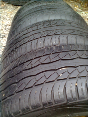 ขายแม็ก4 รู ขอบ15 พร้อมยาง185/55R15 ยางปี09  1 ชุด