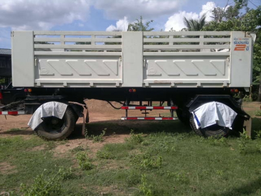 ขายรถพ่วง 18 ล้อ 2 เพลา ดั้ม แม่-ลูก แม่เดี่ยวก็ขาย กระบะเหล้กสามมิตรล๊อนเฉียง HINO ซูโม้ 227 เครื่องเดิมวางโบอินเตอร์ เกียร์อีตั้น สวยๆ