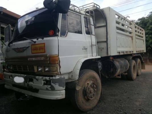 ขายรถพ่วง 18 ล้อ 2 เพลา ดั้ม แม่-ลูก แม่เดี่ยวก็ขาย กระบะเหล้กสามมิตรล๊อนเฉียง HINO ซูโม้ 227 เครื่องเดิมวางโบอินเตอร์ เกียร์อีตั้น สวยๆ