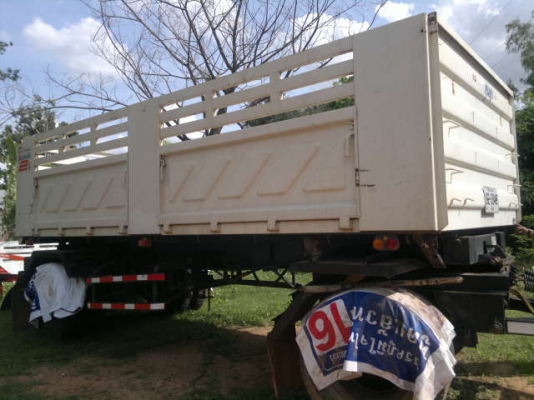 ขายรถพ่วง 18 ล้อ 2 เพลา ดั้ม แม่-ลูก แม่เดี่ยวก็ขาย กระบะเหล้กสามมิตรล๊อนเฉียง HINO ซูโม้ 227 เครื่องเดิมวางโบอินเตอร์ เกียร์อีตั้น สวยๆ