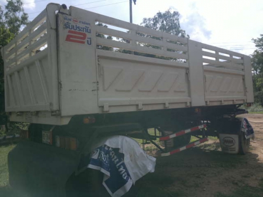 ขายรถพ่วง 18 ล้อ 2 เพลา ดั้ม แม่-ลูก แม่เดี่ยวก็ขาย กระบะเหล้กสามมิตรล๊อนเฉียง HINO ซูโม้ 227 เครื่องเดิมวางโบอินเตอร์ เกียร์อีตั้น สวยๆ