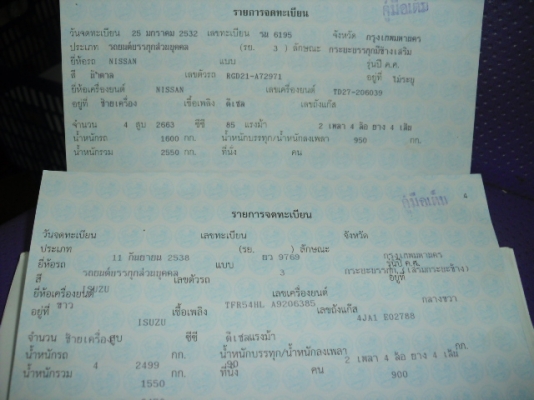 ขายisuzuตอนเดียวปี95และnissanบิ๊กเอ็มตอนเดียวปี89ขายเหมารวม2คันราคา95000ไม่แยกขายตามสภาพรถขับได้ปกติ..งดต่อรอง..