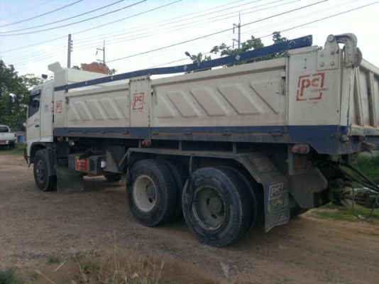 ขายรถพ่วง 22 ล้อ 2 เพลา แม่-ลูก กระบะเหล็กสามมิตรล๊อนเฉียง  HINO  เมก้า 260 ปี.47 รถสวย